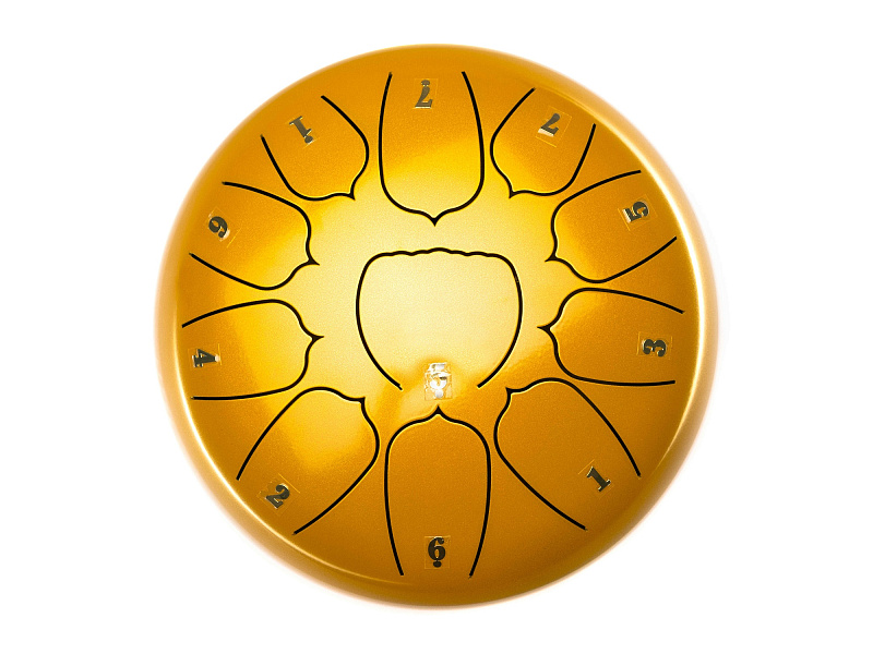 Фото FTD-1011D-GD Глюкофон, 25см, Ре мажор, золото, Foix