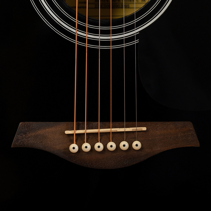 Фото Электроакустическая гитара ROCKDALE Aurora D6 C BK E Gloss