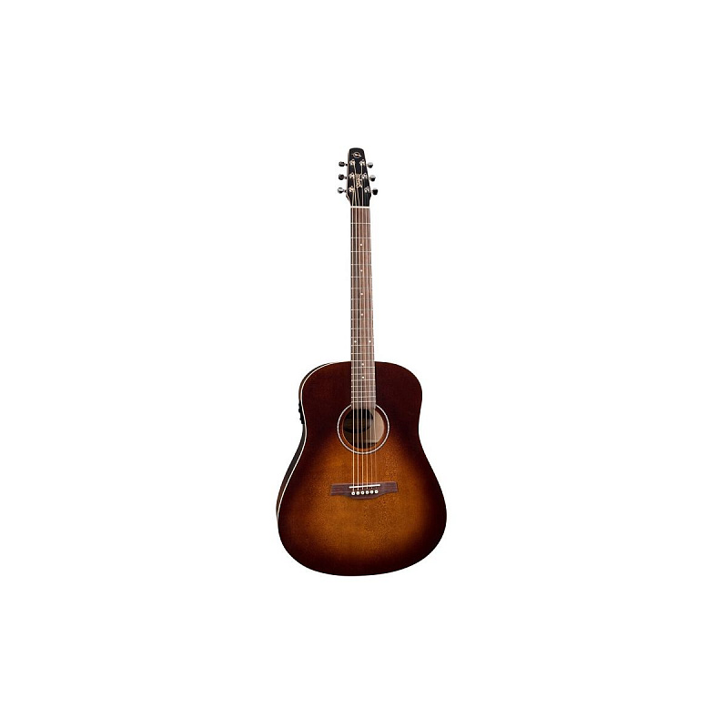 Фото Электроакустическая гитара Seagull S6 Original Burnt Umber Presys II Dreadnought, цвет санбёрс