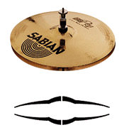 Sabian 14" Rock Hi-Hat B8 PRO