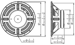 Динамик Lavoce WSF101.70G 10" 120 Вт 8 Ом