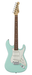 G&L FD Legacy Surf Green CR, с чехлом