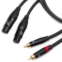 Кабель межблочный 2XLR-2RCA Radiotehnika Volna M02 (female) 5 m