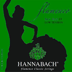 Комплект струн для классической гитары Hannabach 827LT Green FLAMENCO