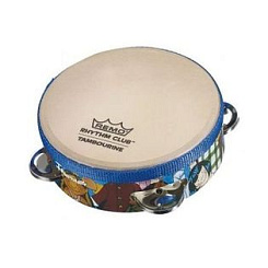 Remo RH-2106-00 Rhythm Club Tambourine тамбурин детский 6"х1,75", цвет Rhythm Kids Graphics SA