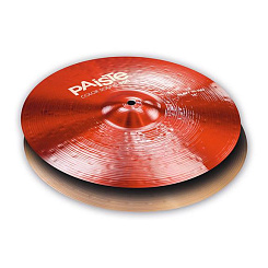 Две тарелки Paiste 0001923414 Color Sound 900 Red Heavy Hi-Hat 14"