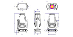 Поворотная «голова» SILVER STAR SS688SC PLUTO1400 PROFILE