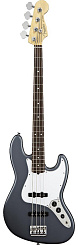 Бас-гитара FENDER AMERICAN STANDARD JAZZ BASS 2012 RW CHARCOAL FROST METALLIC