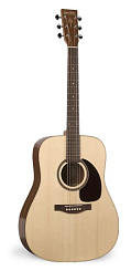 Simon & Patrick WOODLAND PRO SPRUCE A3T SG+Кейс  электроакустическая гитара Dreadnought, натуральный