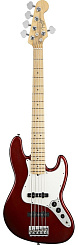 Бас-гитара FENDER AMERICAN STANDARD JAZZ BASS V 2012 MN CANDY COLA