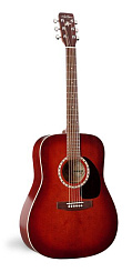 Art & Lutherie CW SPRUCE BURGUNDY QI  электроакустическая  гитара Dreadnought, цвет - красный