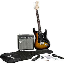 FENDER SQUIER AFFINITY SERIES STRAT SUNBURST набор: электрогитара