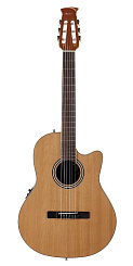 APPLAUSE AB24CII-CED Balladeer Mid Cutaway Nylon Natural Satin