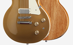 Электрогитра GIBSON USA LES PAUL DELUXE 2015 METALLIC GOLD TOP