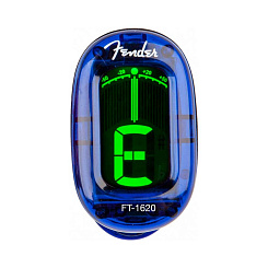 FENDER CALIFORNIA SERIES CLIP-ON TUNER LAKE PLACID BLUE цифровой тюнер-прищепка