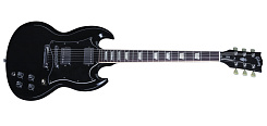 GIBSON SG Standard 2016 T Ebony Chrome электрогитара с кейсом , цвет черный