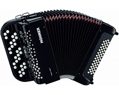 HOHNER Nova I 49 F black (B-Stepped) - Баян Хонер