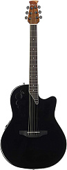 Электроакустическая гитара APPLAUSE AE44II-5S Elite Mid Cutaway Black Satin