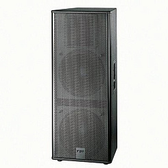 FBT Verve 215A- 2-пол активная АС, би-амп, 600+150Вт, 129дБ, B&C 2x15", B&C 2", 43Hz-20kHz