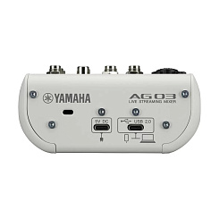 3-канальный микшер Yamaha AG03MK2 White