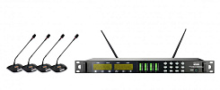 Беспроводная четырёхканальная конференц-система XLine MD-CS4