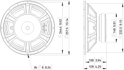 Динамик Lavoce WSF102.00 10" 350 Вт 8 Ом