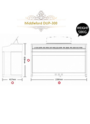 Пианино Middleford DUP-300A