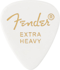 FENDER 351 Shape Premium Picks Extra Heavy White 12 Count