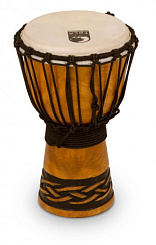 TOCA TODJ-8CK Origins Series Wood Rope Tuned Wood Djembe Celtic Knot Small 