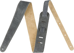 FENDER 2` Suede Strap Gray/Tan Reversible