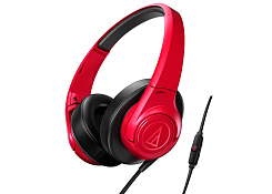 Гарнитура AUDIO-TECHNICA ATH-AX3iS RD