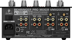 Behringer VMX200USB PRO Mixer микшер для DJ