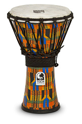 TOCA SFDJ-7K Djembe Freestyle Rope Tuned Kente Cloth  