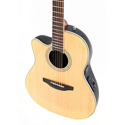 Леворукая электроакустическая гитара OVATION CS24L-4G Celebrity Standard Mid Cutaway Natural