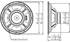 Динамик Lavoce LBASS12-15 12" 200 Вт 8 Ом