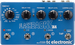 Гитарная педаль TC ELECTRONIC FLASHBACK X4 DELAY & LOOPER